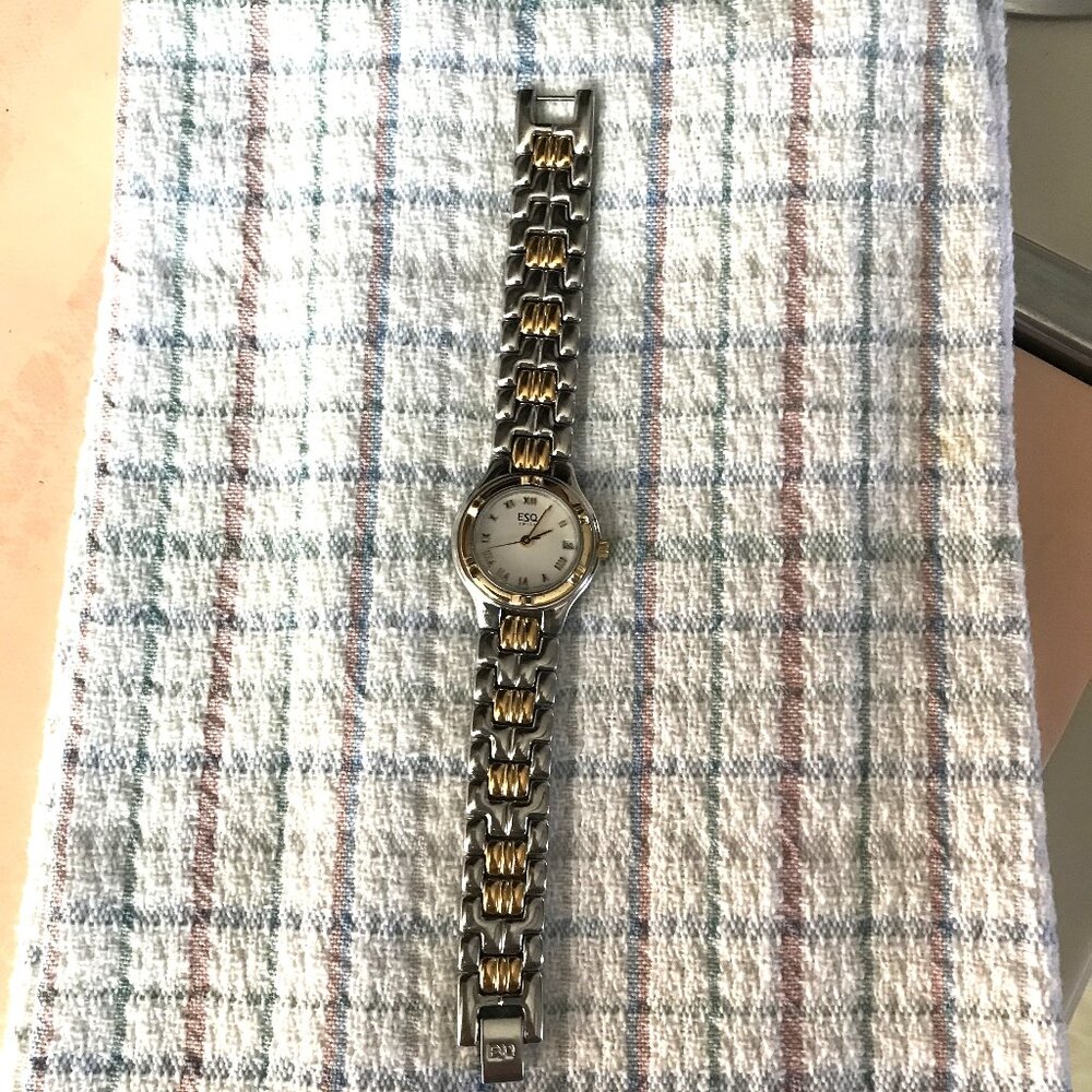 ESQ Esquire Swiss Quartz Watch – Nonworking, For Parts Only